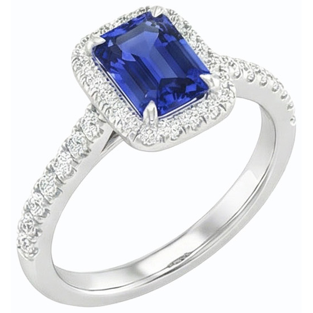 vero round diamante 3carati anello angolo laterale
