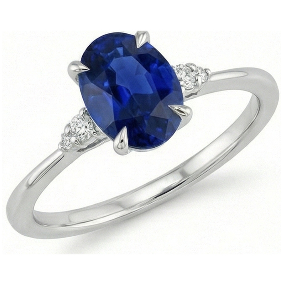 vero round diamante 3carati anello angolo laterale