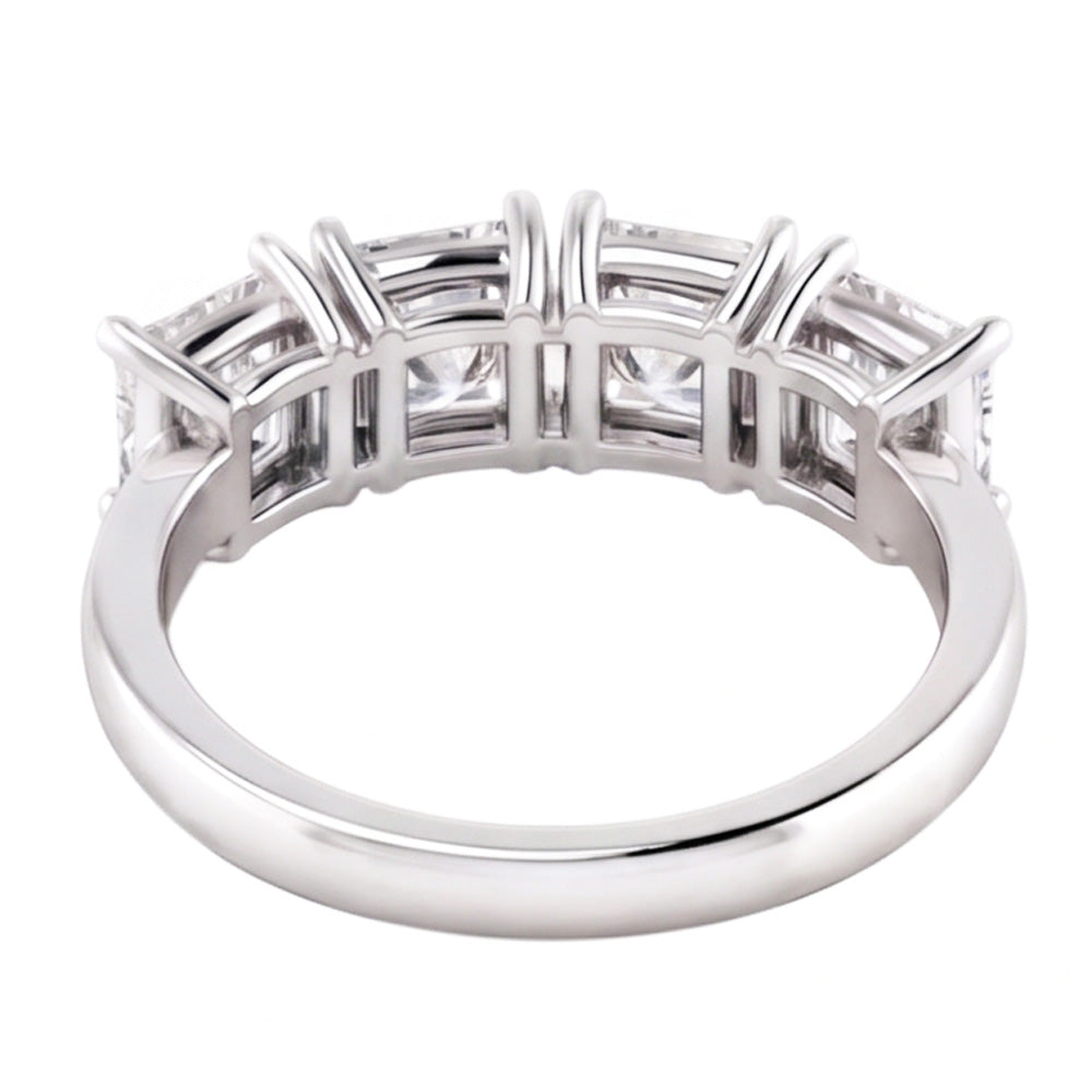 Anello Anniversario Princess Cut Naturale Diamond 3 Carati