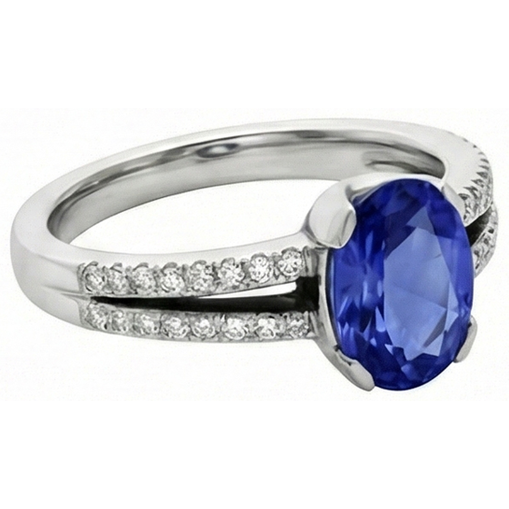 vero round diamante 3.75carati anello dettaglio ravvicinato