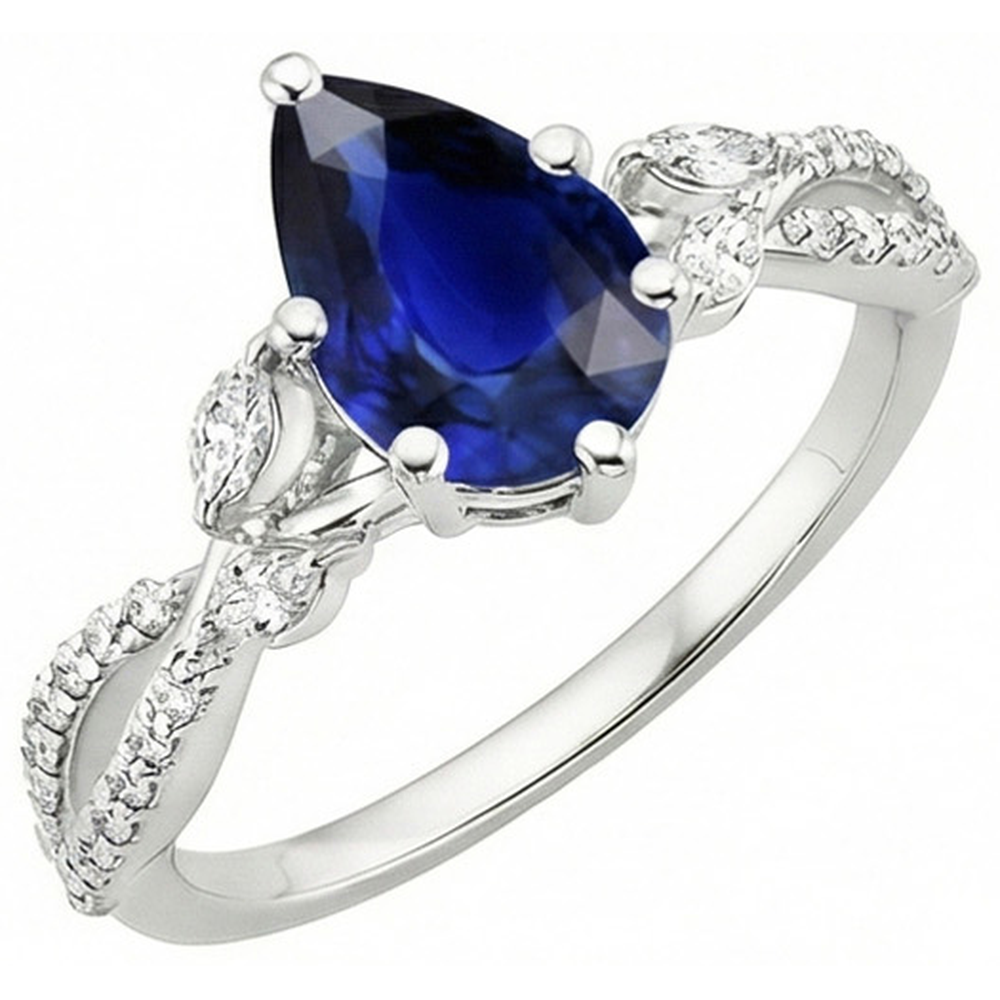 vero marquise diamante 5.50carati anello dettaglio ravvicinato