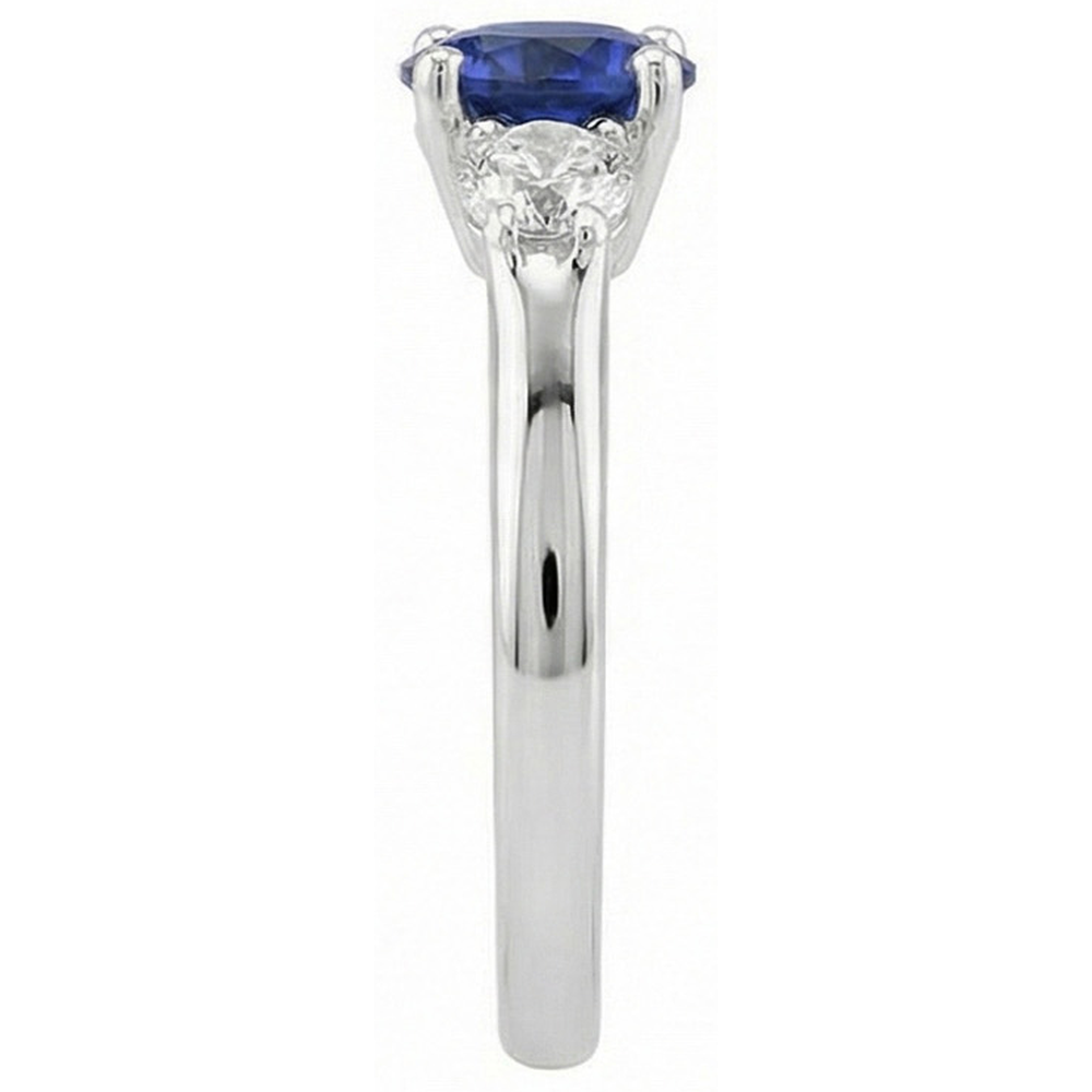 vero round diamante 1.75carati anello vista dall'alto