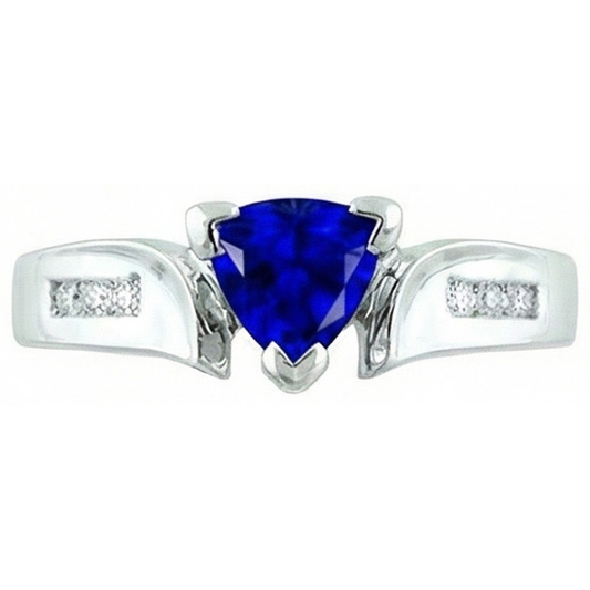 vero diamante 1.20carati anello angolo laterale