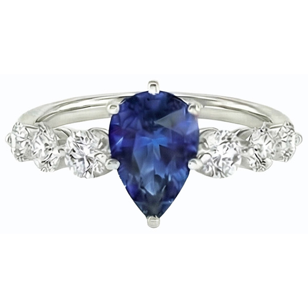 vero round diamante 3carati anello dettaglio ravvicinato