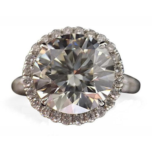 Anello Con Genuino Diamante Da 7 Carati