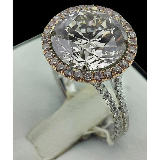 Anello Con Naturale Diamante Da 7 Carati