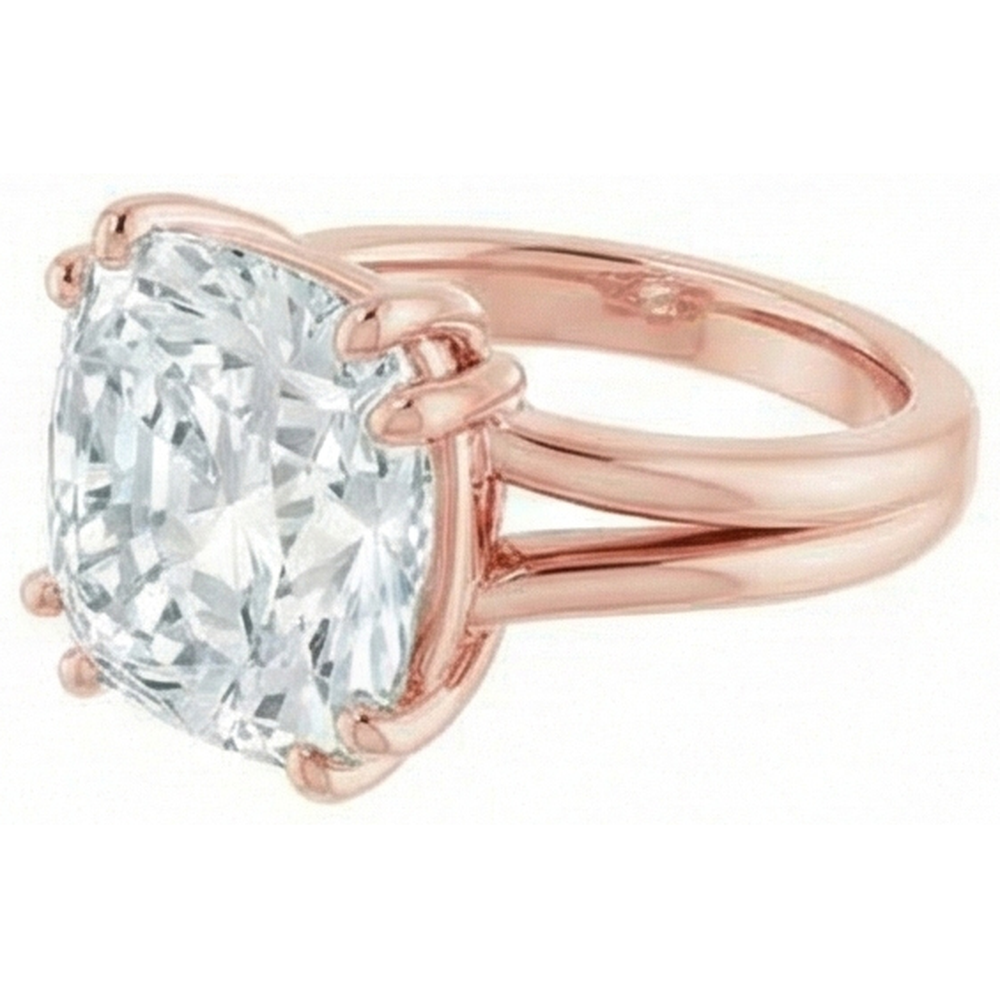 Anello Con Naturale Diamante Naturale Autentico ( non creato in laboratorio ) Da 8 Carati