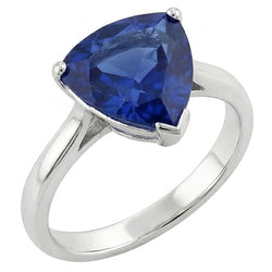 Anello Con Pietre Preziose Taglio Trilione
