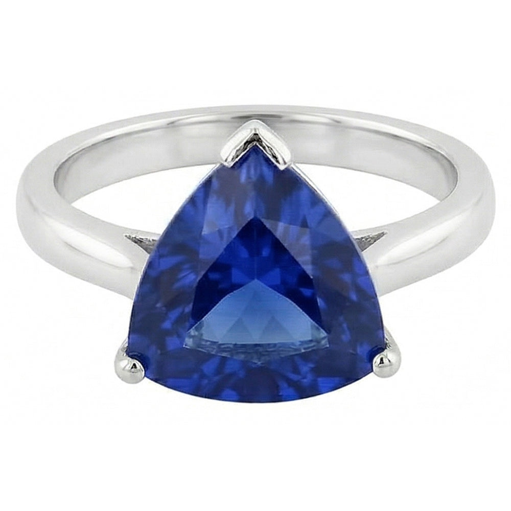 Anello Con Pietre Preziose Taglio Trilione