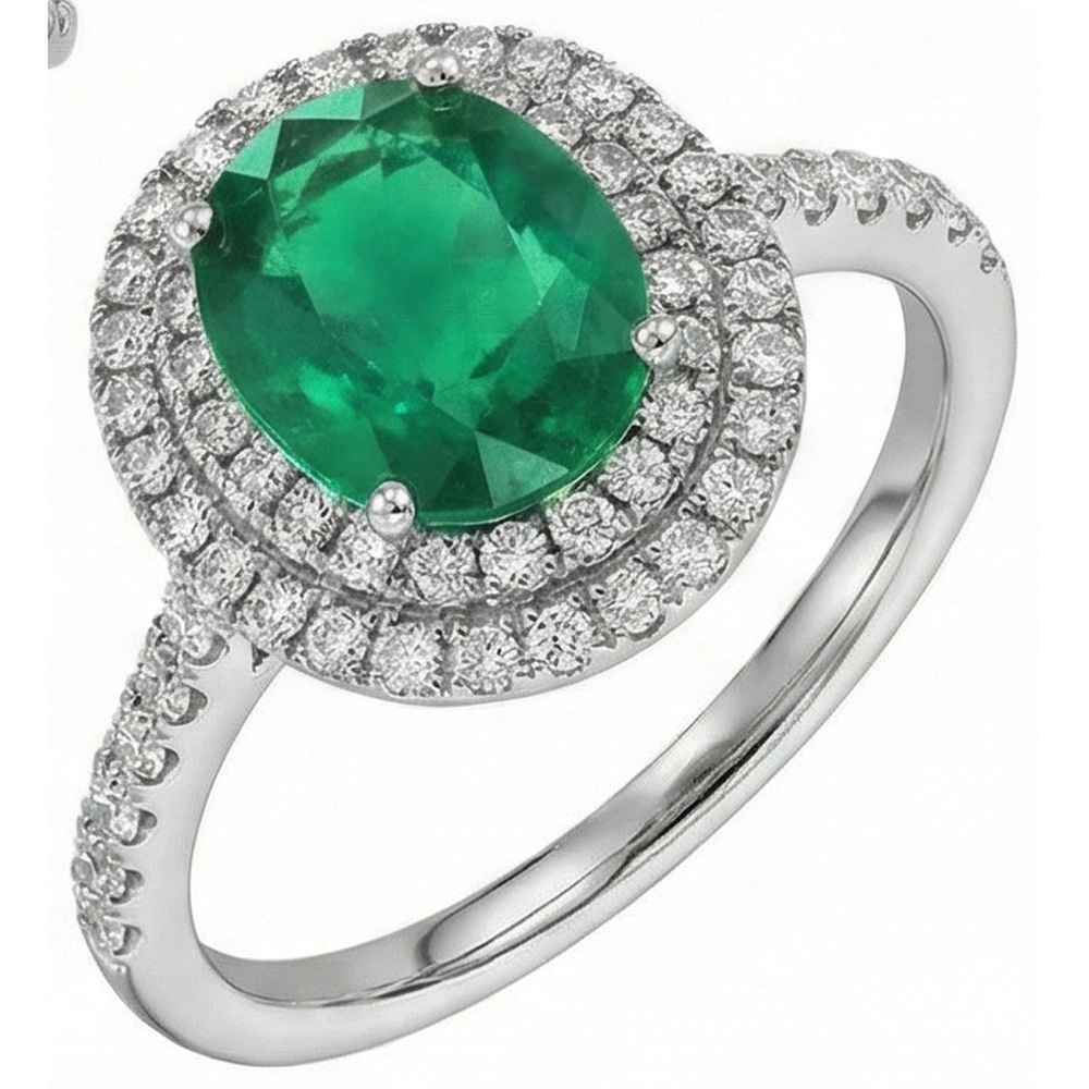vero round diamante 4.35carati anello dettaglio ravvicinato