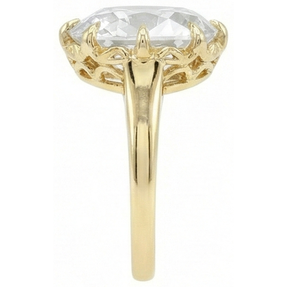 Anello Con Vero Diamante Naturale Autentico ( non creato in laboratorio ) Da 9 Carati