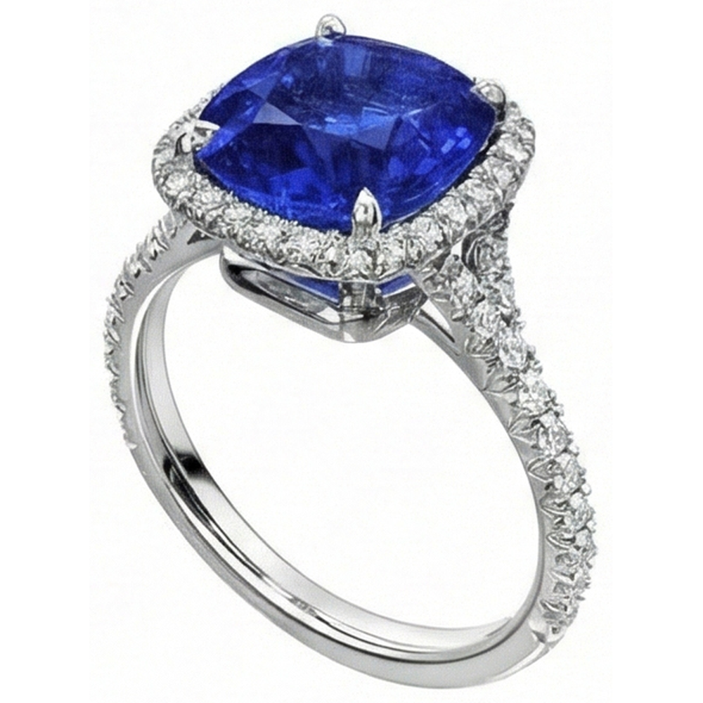 Anello Con Zaffiro Per Le Donne