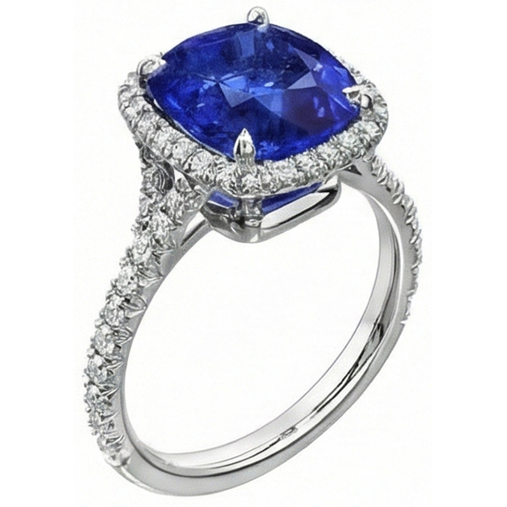 Anello Con Zaffiro Per Le Donne