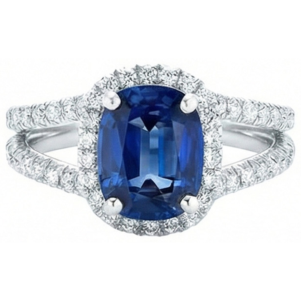vero round diamante 4.75carati anello angolo laterale