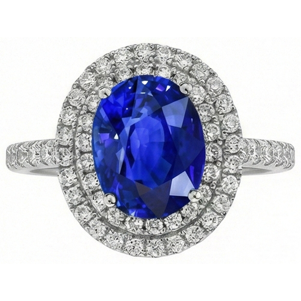 Anello Di Diamanti Naturali Autentici ( non creati in laboratorio ) Sri Lanka