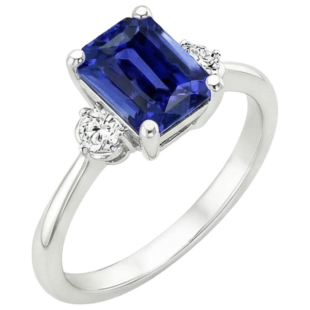 vero diamante 3.50carati anello dettaglio ravvicinato