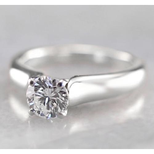 Anello Di Fidanzamento Con Genuino Diamante Solitario Da 1 Carato Gioielli Da Donna Novità