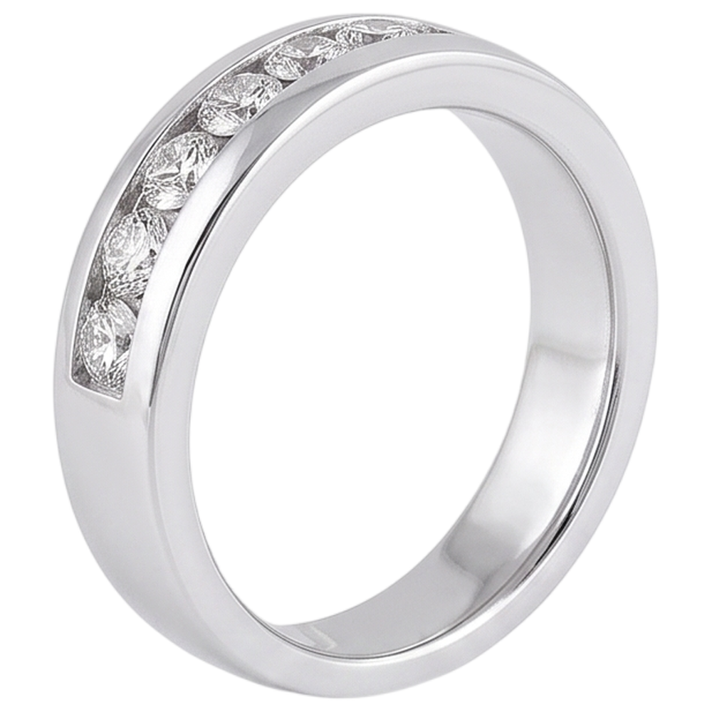 Anello Di Fidanzamento Con Genuino Diamanti Naturali Autentici ( non creati in laboratorio ) Gioielli Da Uomo In Oro 0.60 Carati
