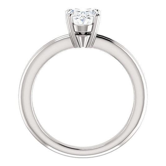 Anello Di Fidanzamento Con Naturale Diamante Solitario 2 Carati Con Gambo Diviso Gioielli Da Donna