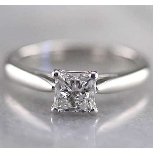 Anello Di Fidanzamento Con Naturale Diamante Solitario Principessa 1 Carato