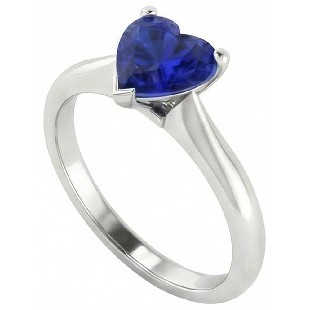 vero heart diamante 1.50carati anello vista dall'alto