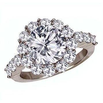Anello Di Fidanzamento Con Vero Diamante 1.50 Carati