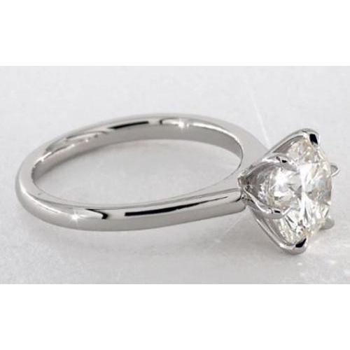 Anello Di Fidanzamento Con Vero Diamante Solitario 2 Carati