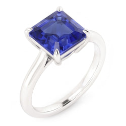 Anello Di Fidanzamento Con Zaffiro Da 2 Carati