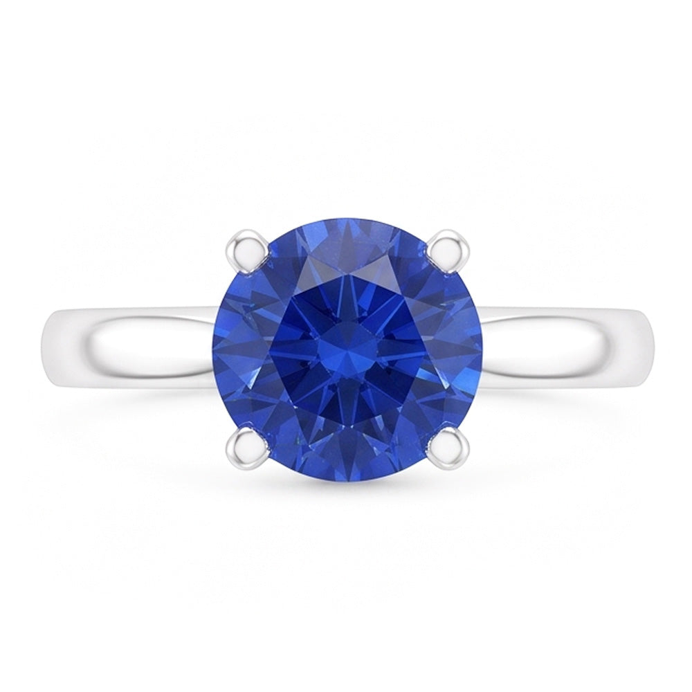 Anello Di Fidanzamento Con Zaffiro Da 2 Carati