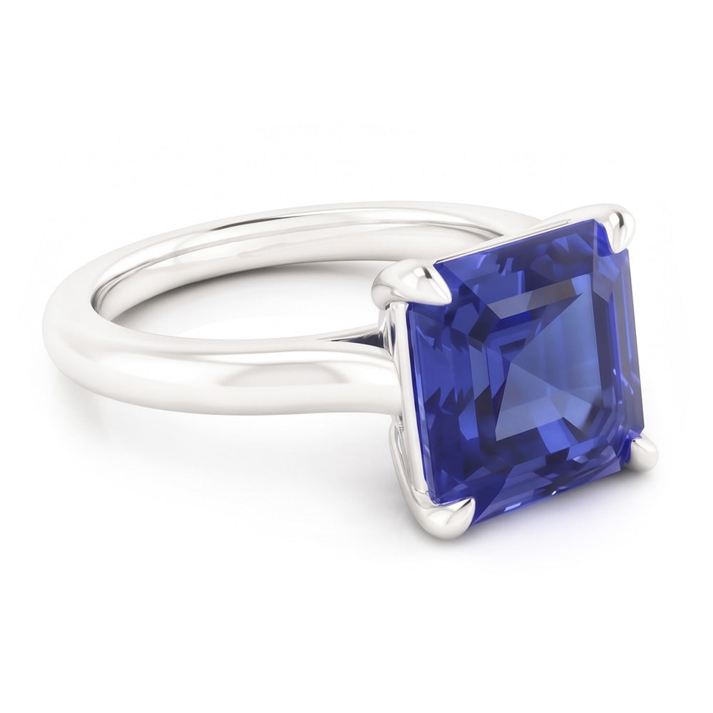 Anello Di Fidanzamento Con Zaffiro Da 2 Carati
