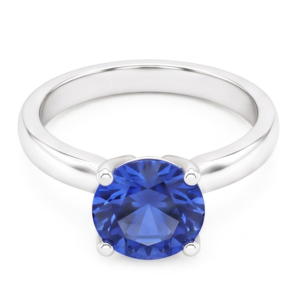 Anello Di Fidanzamento Con Zaffiro Da 2 Carati