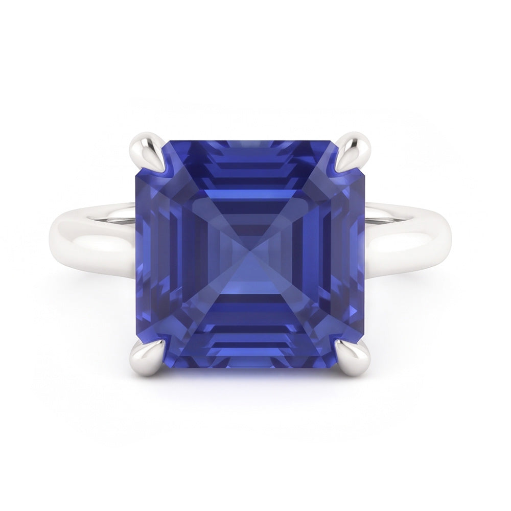 Anello Di Fidanzamento Con Zaffiro Da 2 Carati