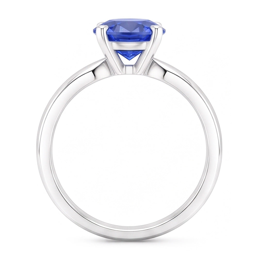 Anello Di Fidanzamento Con Zaffiro Da 2 Carati