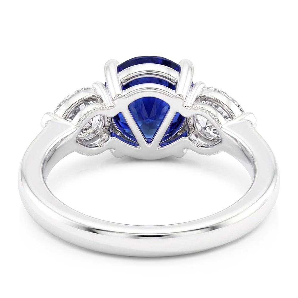 Anello Di Fidanzamento Con Zaffiro Da 2 Carati