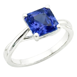 Anello Di Fidanzamento Con Zaffiro Da 3 Carati