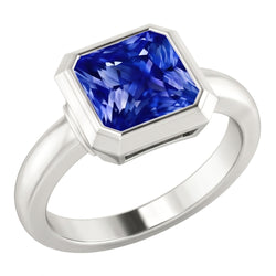 Anello Di Fidanzamento Con Zaffiro Da 3 Carati