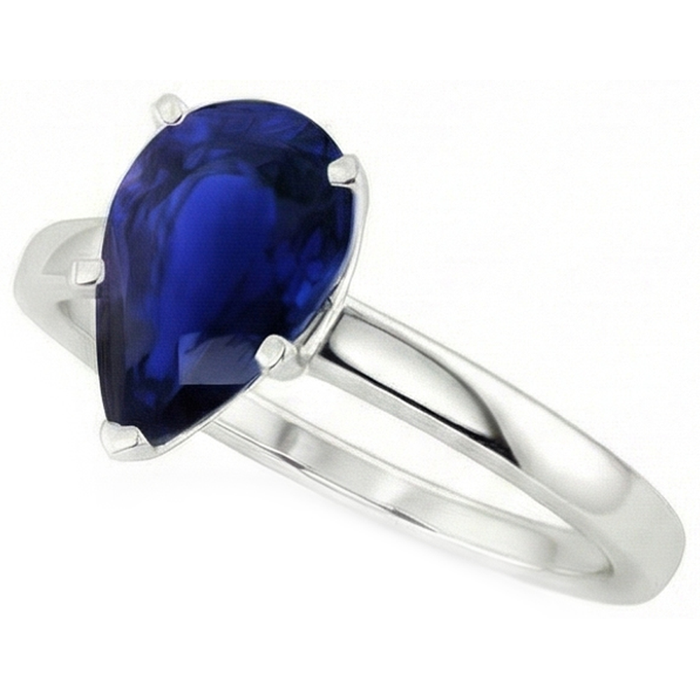 Anello Di Fidanzamento Con Zaffiro Da 3 Carati