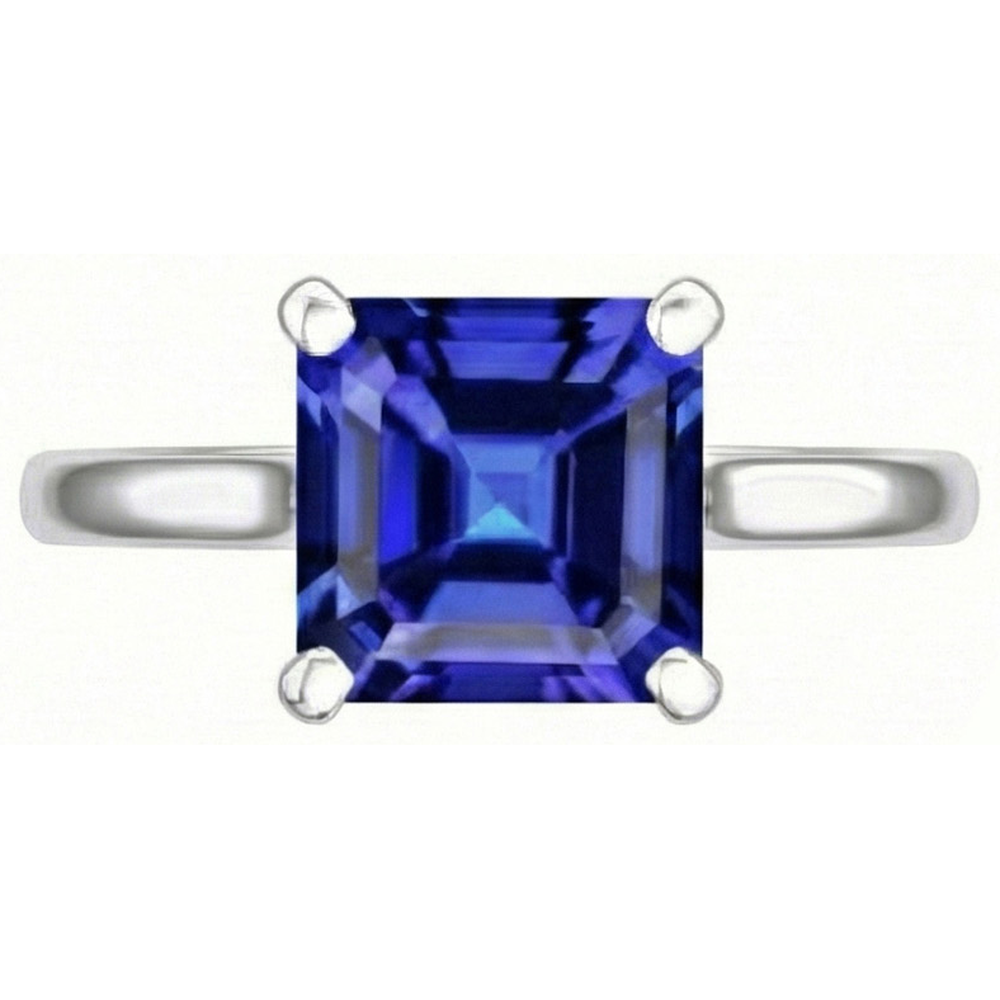 Anello Di Fidanzamento Con Zaffiro Da 3 Carati