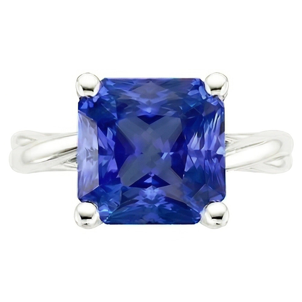 Anello Di Fidanzamento Con Zaffiro Da 3 Carati