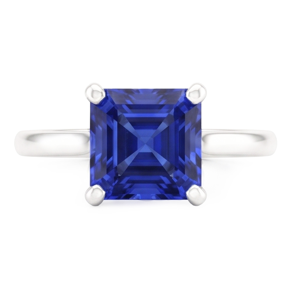 Anello Di Fidanzamento Con Zaffiro Da 3 Carati