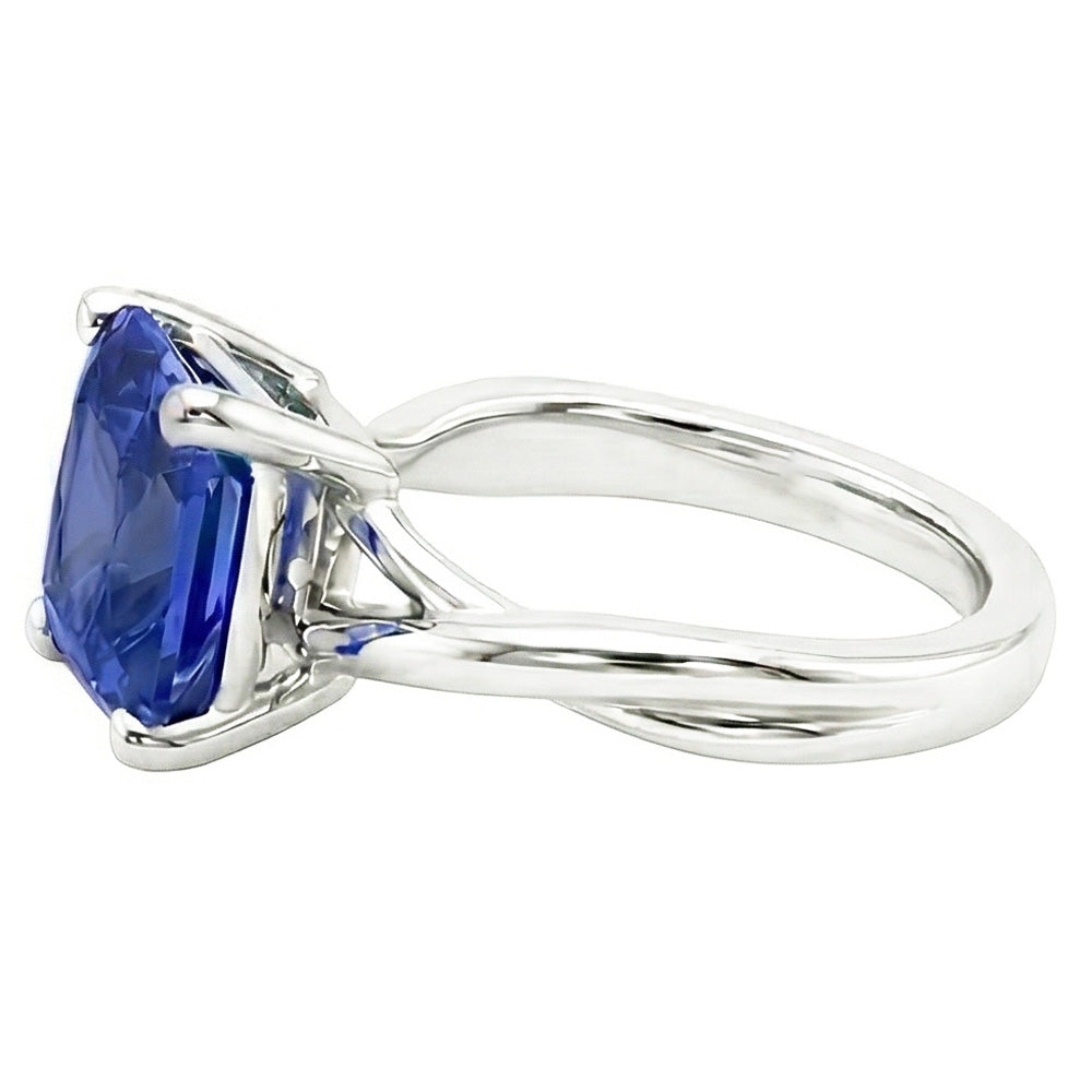 Anello Di Fidanzamento Con Zaffiro Da 3 Carati