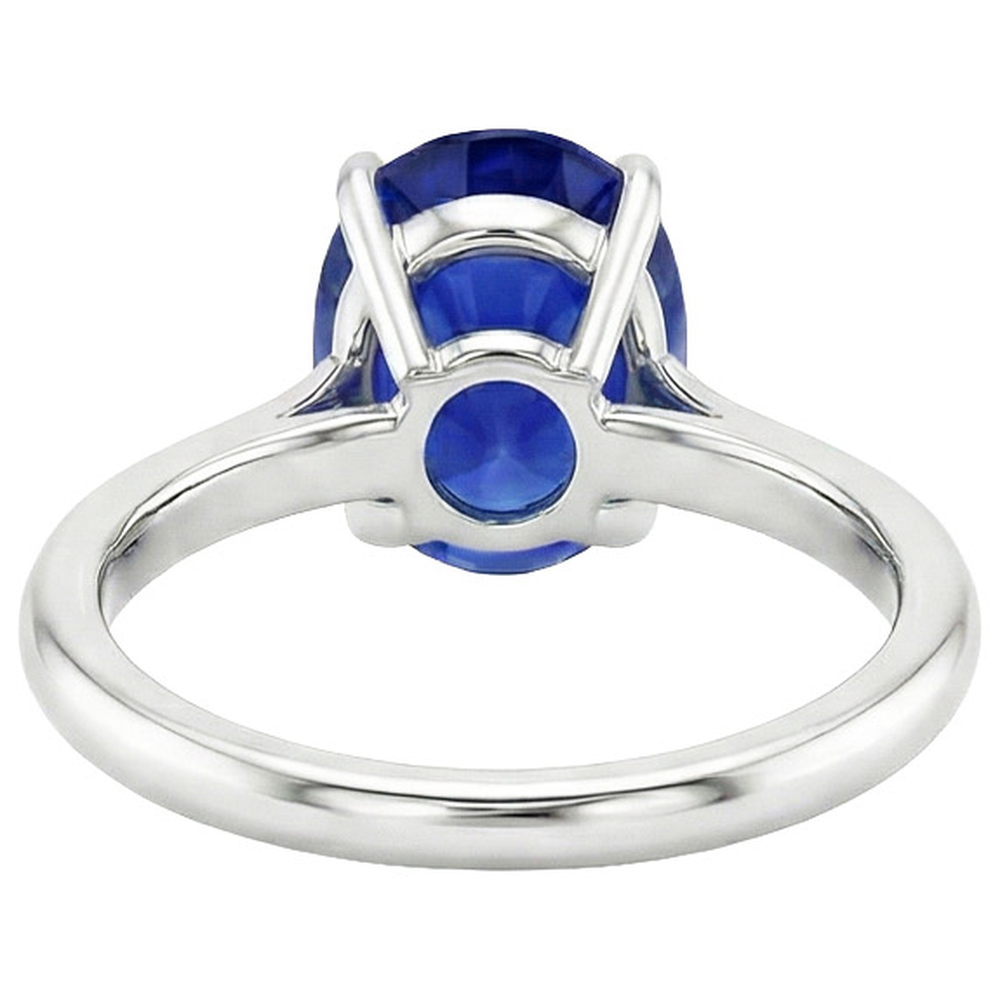 Anello Di Fidanzamento Con Zaffiro Da 4 Carati