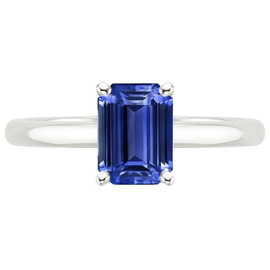 Anello Di Fidanzamento Con Zaffiro Da 4 Carati