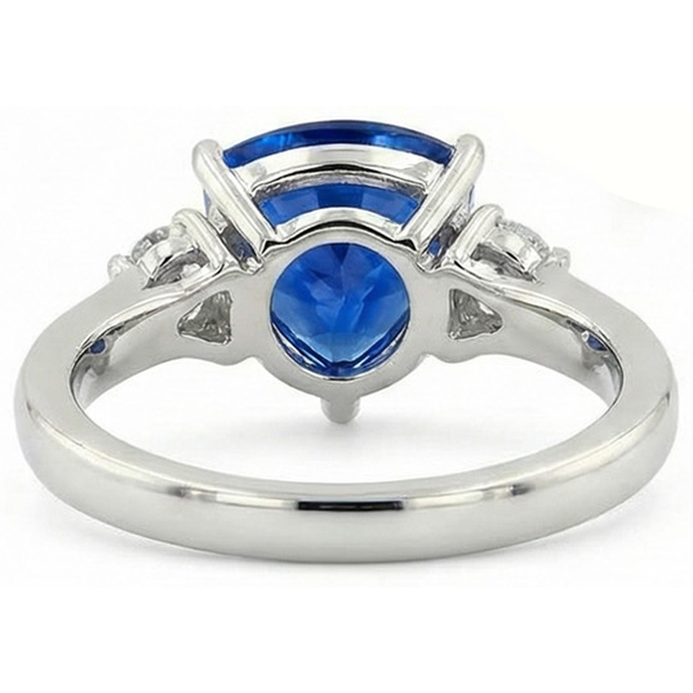 Anello Di Fidanzamento Con Zaffiro Da 6 Carati