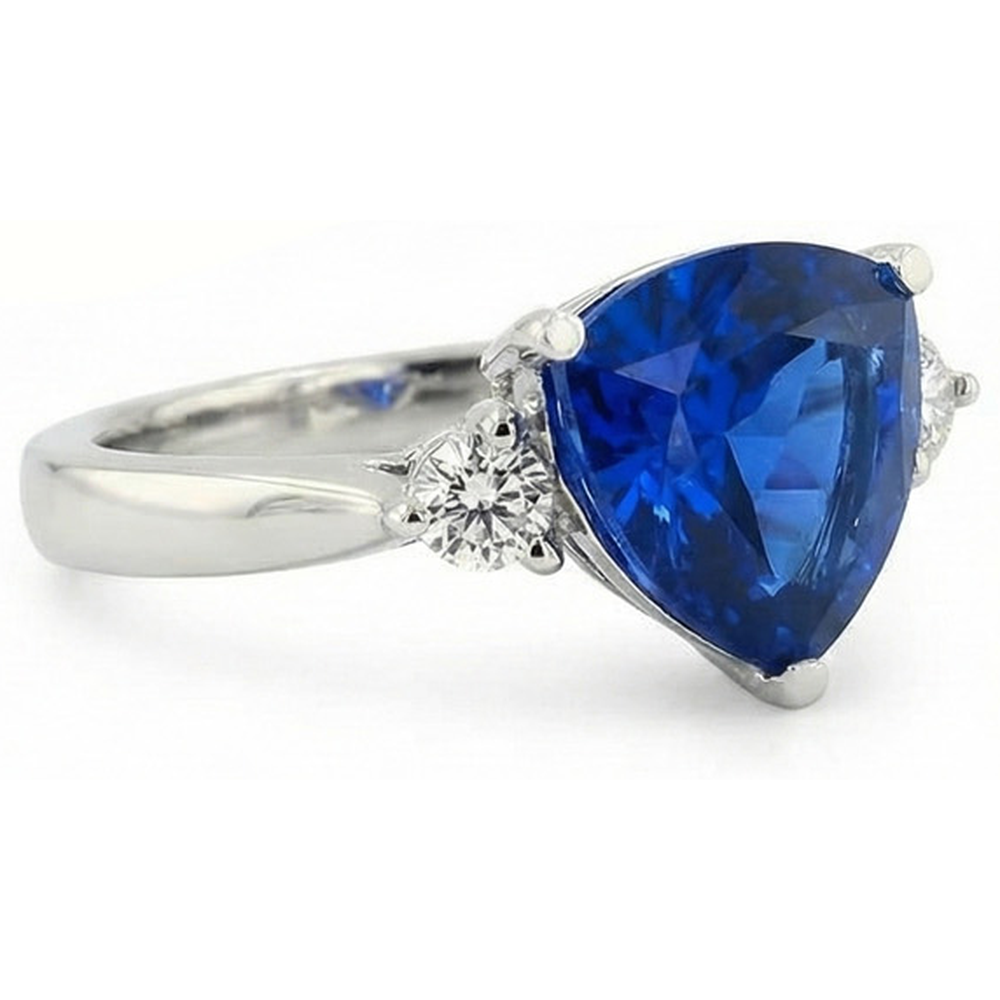 Anello Di Fidanzamento Con Zaffiro Da 6 Carati