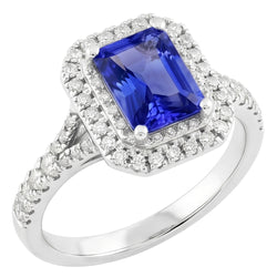 Anello Di Fidanzamento Con Zaffiro Per Le Donne