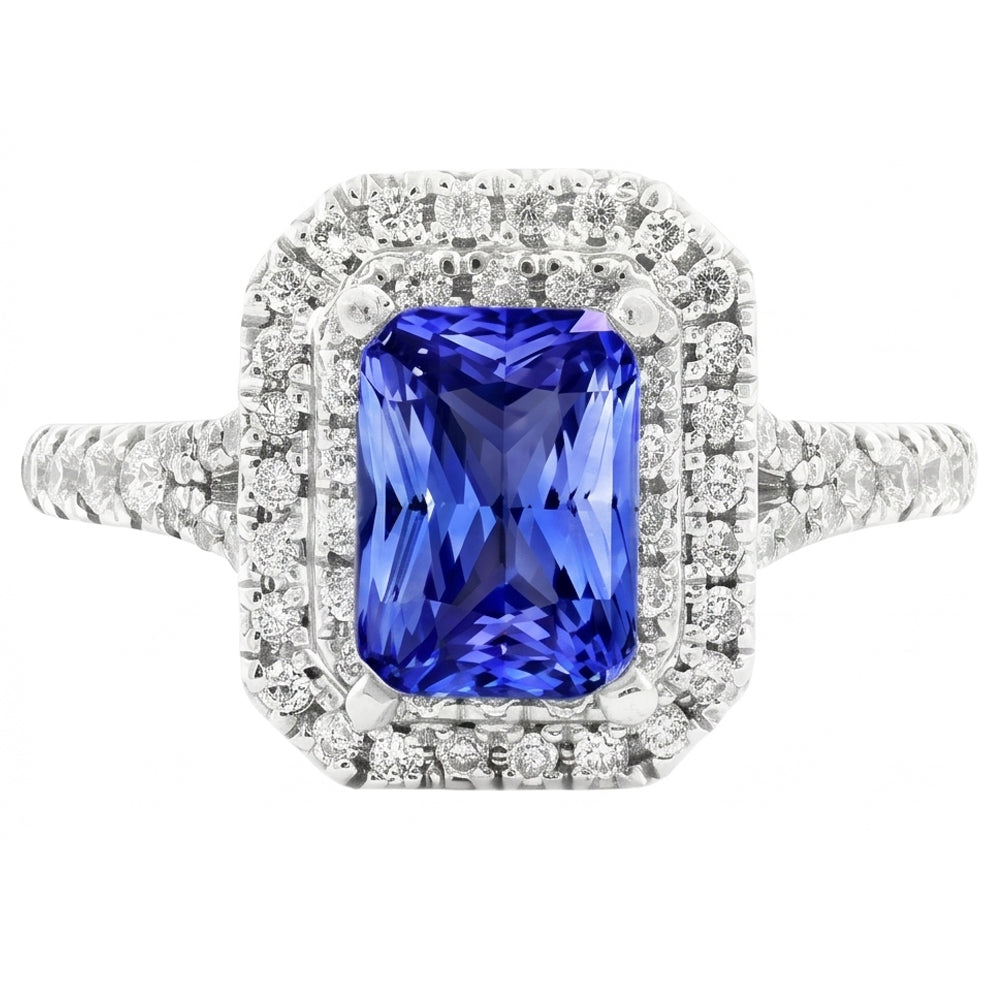 Anello Di Fidanzamento Con Zaffiro Per Le Donne