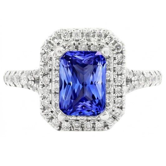Anello Di Fidanzamento Con Zaffiro Per Le Donne