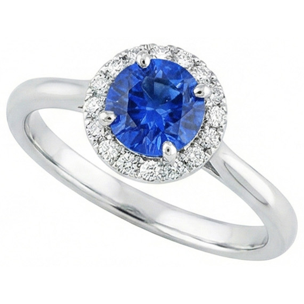 vero round diamante 2carati anello angolo laterale