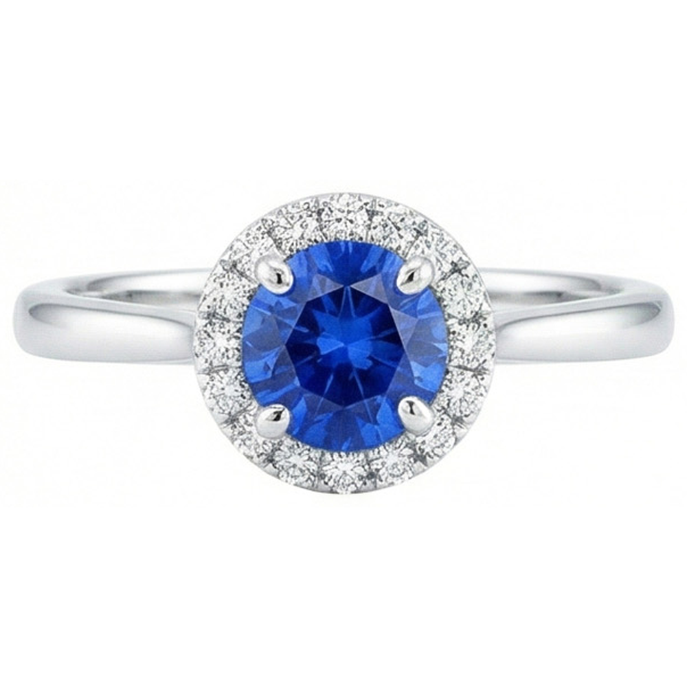 vero round diamante 2carati anello dettaglio ravvicinato